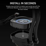 Corsair NAUTILUS RS LCD Screen Module 2.1"  Zwart