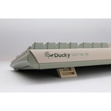 Ducky One 3 Matcha TKL mechanisch toetsenbord Crème, US lay-out (QWERTY), Cherry MX Brown, 80% (TKL)	, PBT Double Shot, hot swap