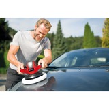 EINHELL Accu polijstmachine CE-CB 18/254 Li Solo Rood/zwart, Accu en oplader niet inbegrepen