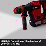 EINHELL Professionele Accu-breekhamer TP-DH 18/4 Li BL - Solo Zwart/rood, Accu en oplader niet inbegrepen