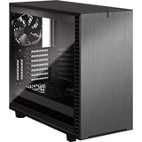 Fractal Design Define 7 Light Tempered Glass Tower-behuizing Grijs | 2x USB-A 2.0 | 2x USB-A 3.2 (5 Gbit/s) | USB-C 3.2 (10 Gbit/s) | 2x Audio | Window-kit