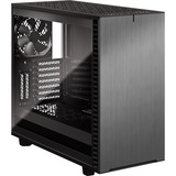 Fractal Design Define 7 Light Tempered Glass Tower-behuizing Grijs | 2x USB-A 2.0 | 2x USB-A 3.2 (5 Gbit/s) | USB-C 3.2 (10 Gbit/s) | 2x Audio | Window-kit