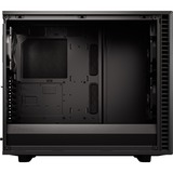 Fractal Design Define 7 Light Tempered Glass Tower-behuizing Grijs | 2x USB-A 2.0 | 2x USB-A 3.2 (5 Gbit/s) | USB-C 3.2 (10 Gbit/s) | 2x Audio | Window-kit