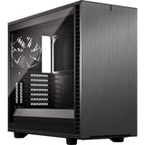 Fractal Design Define 7 Light Tempered Glass Tower-behuizing Grijs | 2x USB-A 2.0 | 2x USB-A 3.2 (5 Gbit/s) | USB-C 3.2 (10 Gbit/s) | 2x Audio | Window-kit