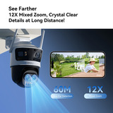 Imou Cruiser Pano Z Quadruple-lens zoom camera Wit, 4MP+4MP+5MPx2, PoE