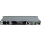 Inter-Tech 1U K-125L rack behuizing Zwart | 2x USB-A