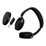 Jabra Evolve3 65 Flex MS on-ear headset Zwart, USB-A with Dongle, Bluetooth 5.3