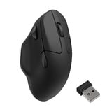 Keychron M7-A23 Wireless Mouse Zwart, 100 - 26.000 DPI, 8K, 2.4 GHz | Bluetooth 5.1 | USB-C