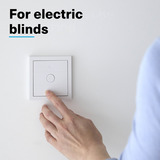 KlikAanKlikUit MASUN-W1000 Matter zonweringschakelaar Wit, Google Home, Apple Home, tot 1000W 