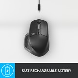 Logitech MX Master 2S Wireless Mouse Grafiet, 200 dpi - 4000 dpi