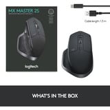 Logitech MX Master 2S Wireless Mouse - Bluetooth Edition Grafiet, 200 dpi - 4000 dpi