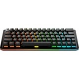 MOUNTAIN Everest 60, gaming toetsenbord Zwart, US lay-out, MOUNTAIN Linear 45, 60%, RGB leds, Double Shot PBT Keycaps, Hot-Swap