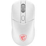 MSI VERSA 300 WIRELESS WHITE gaming muis Wit, 400 - 8.000 DPI, 2,4 GHz / Bluetooth / USB