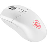 MSI VERSA 300 WIRELESS WHITE gaming muis Wit, 400 - 8.000 DPI, 2,4 GHz / Bluetooth / USB