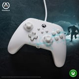 PowerA Advantage controller met kabel voor de Xbox Series X|S - Poolijs Wit/blauw, Xbox Series X|S, Xbox One, Pc