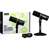 SHURE MV6 USB gaming microfoon Zwart/groen