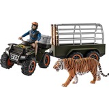 Schleich Wild Life - Quad met aanhangwagen, speelgoedfiguur 42351