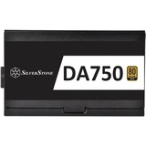 SilverStone DA750-G 750W voeding  Zwart, 4x PCIe, Kabel-Management