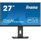 iiyama ProLite XUB2792HSU-B5 27" Monitor Zwart, 75 Hz, VGA, HDMI, DisplayPort, USB, Audio 