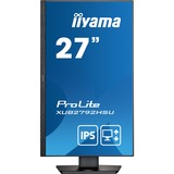 iiyama ProLite XUB2792HSU-B5 27" Monitor Zwart, 75 Hz, VGA, HDMI, DisplayPort, USB, Audio 