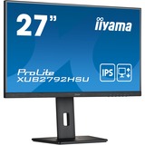 iiyama ProLite XUB2792HSU-B5 27" monitor Zwart, 75 Hz, VGA, HDMI, DisplayPort, USB, Audio