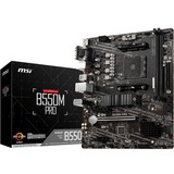 MSI B550M PRO, socket AM4 moederbord Zwart, RAID, Gb-LAN, Sound, µATX