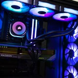 ALTERNATE Thunderstorm Pro Ryzen 7 9070XT iCue Limited Edition Back2School gaming pc Zwart | R7 9800X3D | RX 9070 XT | 32 GB | 2 TB SSD