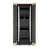 APC NetShelter AR4032IA, 32U server rack Houtkleur/zwart, 75(b) x 167,5(h) x 113,04(d) cm, geluiddicht