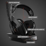 ASTRO Gaming A50 Wireless headset + Basis Station over-ear gaming headset Zwart/goud, Pc, Mac, Xbox one