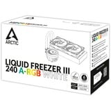 Arctic Liquid Freezer III 240 A-RGB waterkoeling Wit, 4-pins PWM