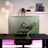 Arozzi Alzare Neo - Gas Spring Monitor Arm – Forest Green monitorarm Groen