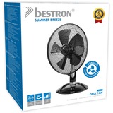 Bestron ADF30DZ Design tafelventilator Zwart