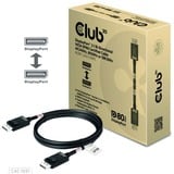 Club 3D DisplayPort 2.1 Bi-Directional VESA DP80 Certified Kabel 4K 240 Hz Zwart