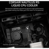 Corsair NAUTILUS 240 RS waterkoeling Zwart, 4-pins PWM fan-connector