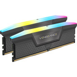 Corsair Vengeance RGB 64 GB DDR5-6000 (2x 32 GB) werkgeheugen Grijs, CMH64GX5M2D6000Z40, XMP, EXPO