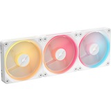 Corsair iCUE LINK LX120-R RGB Reverse Fans Starter Kit case fan Wit, 3 stuks, 4-pin PWM