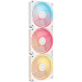 Corsair iCUE LINK LX120-R RGB Reverse Fans Starter Kit case fan Wit, 3 stuks, 4-pin PWM