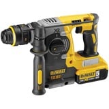 DEWALT 18V XR Li-Ion Brushless SDS+ Combihamer met snelwisselboorkop boorhamer Geel, Koffer en 2 accu's (5,0 Ah) inbegrepen