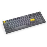 ENDORFY Celeris 1800 RGB mechanisch gaming toetsenbord Grijs, US lay-out (QWERTY), ENDORFY Yellow by Gateron, 100%, ARGB, PBT keycaps, Hot-swap, Bluetooth / USB-C / 2.4 GHz