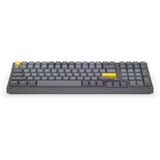 ENDORFY Celeris 1800 RGB mechanisch gaming toetsenbord Grijs, US lay-out (QWERTY), ENDORFY Yellow by Gateron, 100%, ARGB, PBT keycaps, Hot-swap, Bluetooth / USB-C / 2.4 GHz