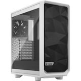 Fractal Design Meshify 2 Compact Clear Tempered Glass midi tower behuizing Wit/zwart | 3x USB-A | Tempered Glass