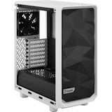 Fractal Design Meshify 2 Compact Clear Tempered Glass midi tower behuizing Wit/zwart | 3x USB-A | Tempered Glass