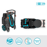 GARDENA Grasmaaier PowerMax Duo 46/36V Zwart/grijs, Accu en lader niet inbegrepen
