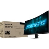 GIGABYTE GS27FCA 27" curved gaming monitor Zwart, 2x HDMI, 1x Displayport, AMD Free-Sync, 200 Hz