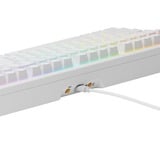 Glorious GMMK 3 100% Prebuilt Wired White RGB mechanisch gaming toetsenbord Wit, US lay-out (QWERTY), Glorious Fox, 100%, RGB, GPBT-doubleshot keycaps, Knob