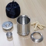 HerQs Smokeless Firepit Mini vuurkorf 