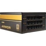 Inter-Tech SAMA FTX-850-B ARMOR 850W voeding  Zwart, 4x PCIe, Kabelmanagement