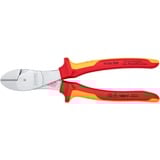 KNIPEX Kracht-zijsnijtang VDE 7406200 kniptang Rood/geel