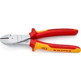 KNIPEX Kracht-zijsnijtang VDE 7406200 kniptang Rood/geel