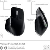 Logitech MX Master 3S voor Mac muis Grafiet, 200 - 8000 dpi, Bluetooth Low Energy